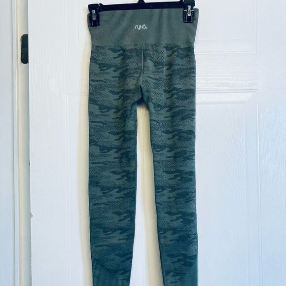 RYKA Women’s Seed HTR Athletic Seamless Leggings Camo Small - Picture 1 of 9